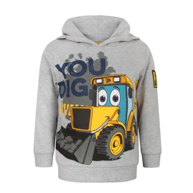 JCB Hoodie Grey male