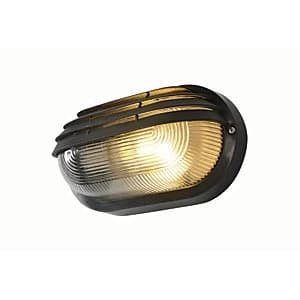 Coast Puck Black Oval Eyelid Bulkhead Light - 60W