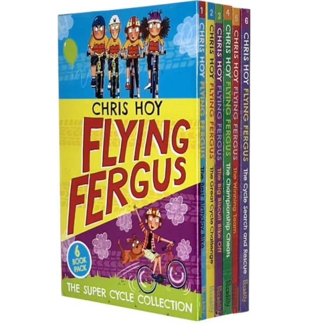 Flying Fergus The Super Cycle 6 Book Set By Chris Hoy For Young Readers And Fans Chris Hoy Books