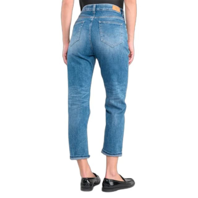Le Temps des cerises High-waisted destroyed girlfriend jeans 400/60 For Her Le Temps des cerises Thil No. 4 Bleu Female 33