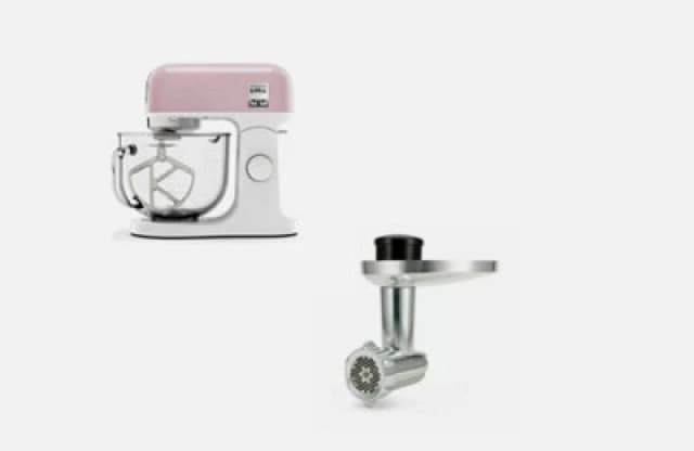Kenwood 5L Kmix Stand Mixer Pink & Food Mincer