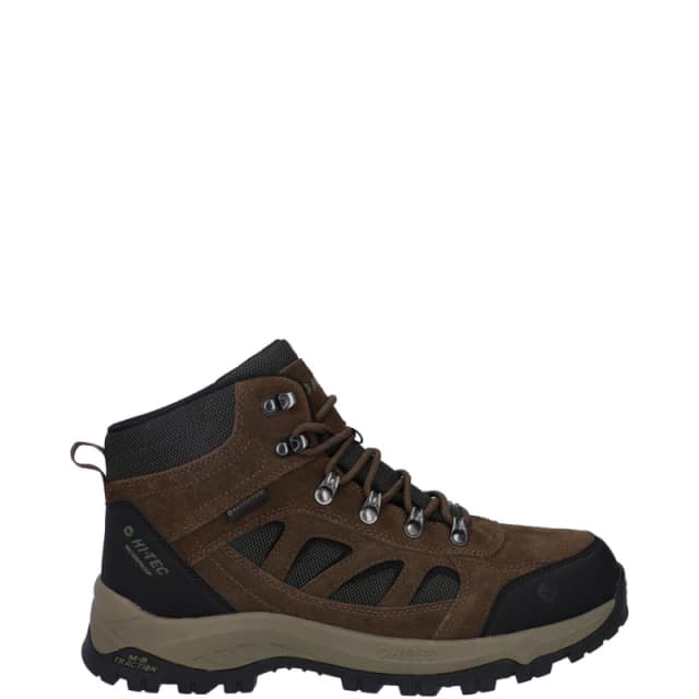 Hi Tec Mens Bandera Expedition Hi Walking Boots UK Size 13 (EU 47) Smokey Brown Khaki HIT171-BROKHA-13