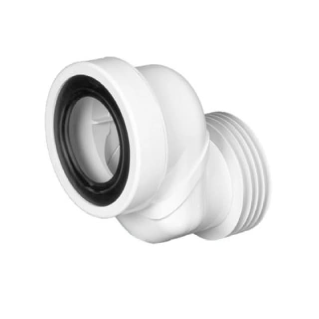 Mcalpine Wclo-6, 6Cm Offset Wc Connector In Durable Abs Plastic For Easy Installation