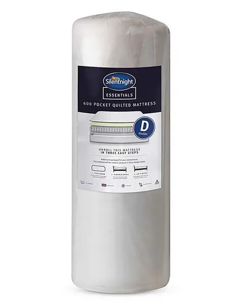 Silentnight 600 Pocket Rolled Mattress DOUBLE XO92102