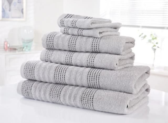 Rapport Home Spa Pure Cotton Face Towel Silver
