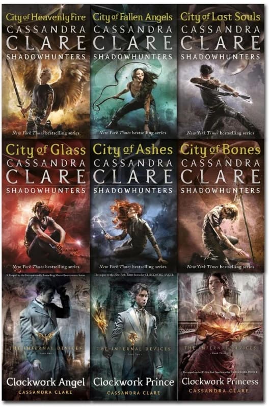 Cassandra Clare The Mortal Instruments And The Infernal Devices Complete 9 Book Collection Cassandra Clare Books