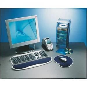 Esselte 21.5 x 30cm Premium Gel Mouse Pad - BlackSilver