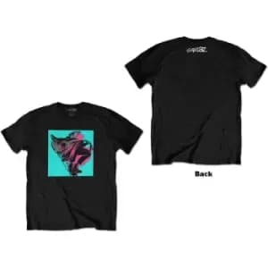 Gorillaz - Now Now Logo Unisex XX-Large T-Shirt - Black