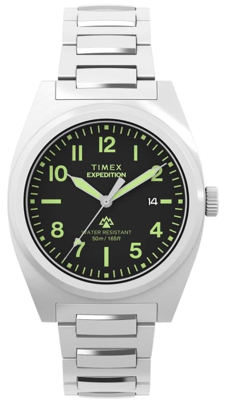 Timex TW2Y18300 Expedition (39mm) Black Dial / Stainless Watch
