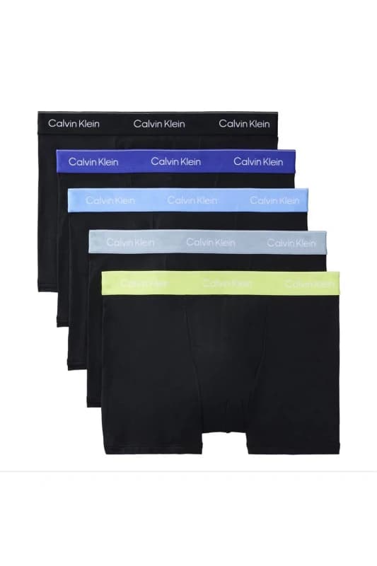 Calvin Klein Mens Relaxed Fit Trunk 5Pk Black Size: Medium Black Male M