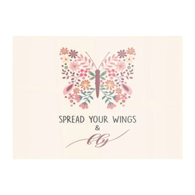 Warren Reed Designer Spread Your Wings Glass Chopping Board