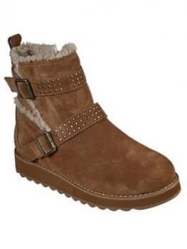 Skechers Keepsakes 2.0 Biker Calf Boot - Chestnut