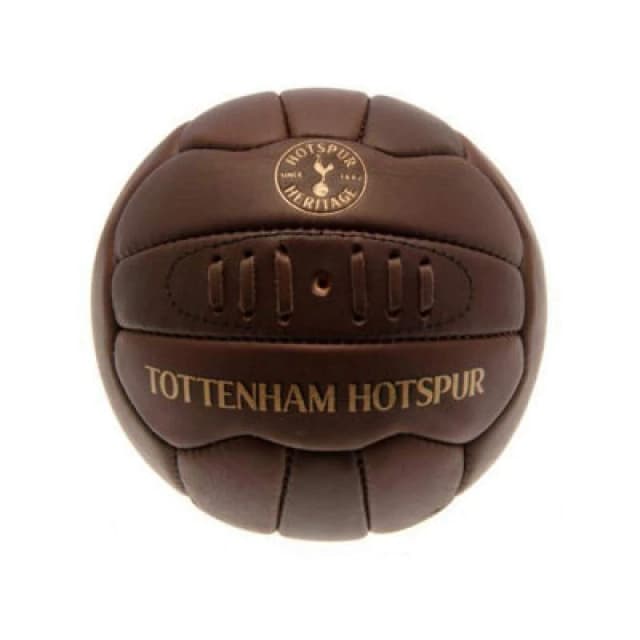 Tottenham Hotspur Fc Leather Retro Football Brown (5)