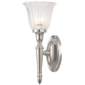 Elstead Dryden - 1 Light Bathroom Wall Light Polished Nickel IP44, G9