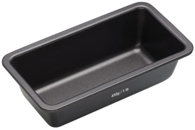 Masterclass Non-Stick Seamless Loaf Pan 1lb 18x9cm, Sleeved Black