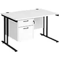 Dams International Desk MC12P2KWH 1,200 x 800 x 725 x 800 - 990 mm