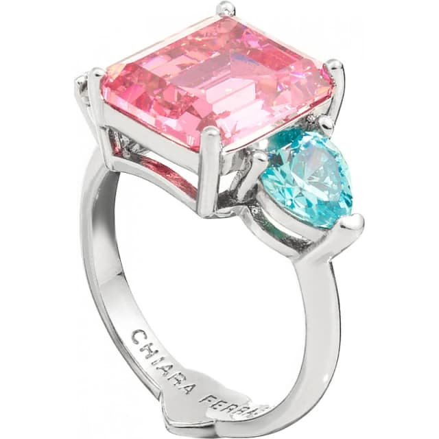 Chiara Ferragni Womens Rainbow Stackable Stack Rings Multi female 14