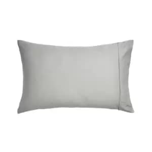 Ted Baker 250 Thread Count Plain Dye Standard Pillowcase, Silver