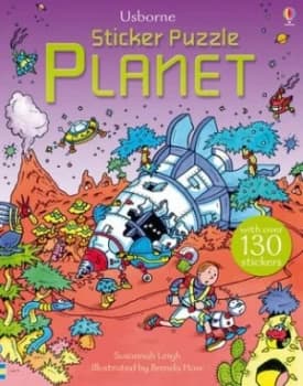 Sticker Puzzle Planet by Susannah Leigh Book