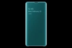 Samsung Green Galaxy S10+ Clear View Cover
