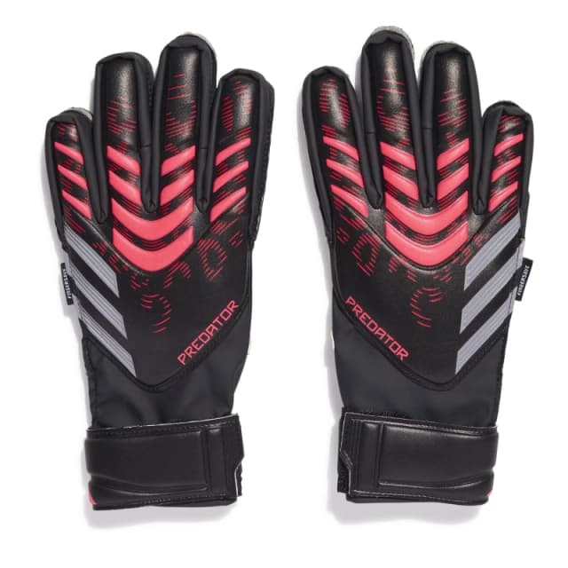 adidas Predator Match Fingersave Goalkeeper Gloves Juniors Black/Red unisex 4
