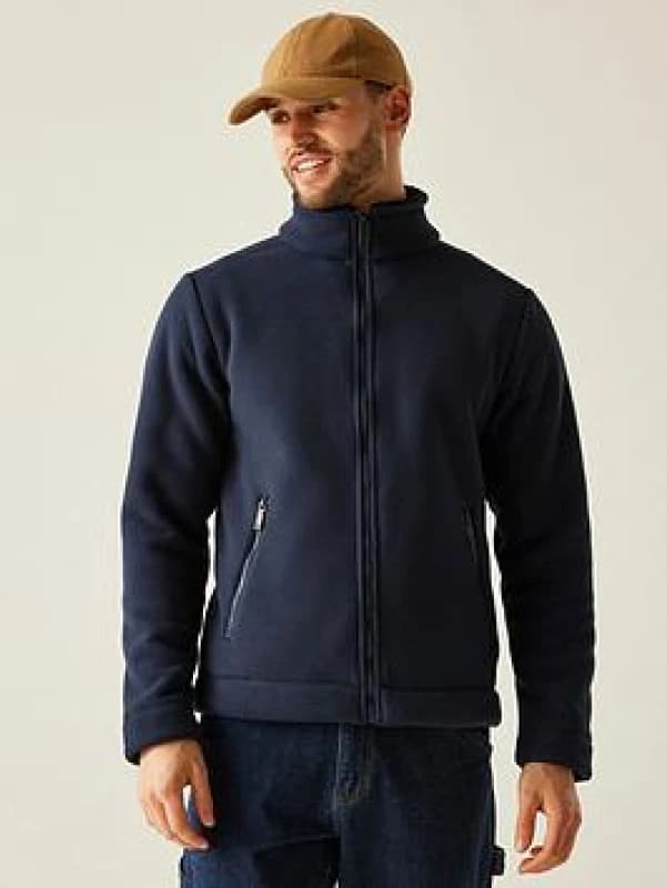Regatta Regatta Men 'Garrian II' Full Zip Fleece in Mid Navy Size: 2X-large Mid Navy XXL Male 5059404848393