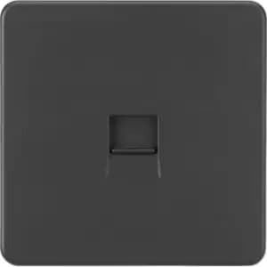 MLA Knightsbridge Screwless Telephone Master Socket Anthracite - SF7300AT