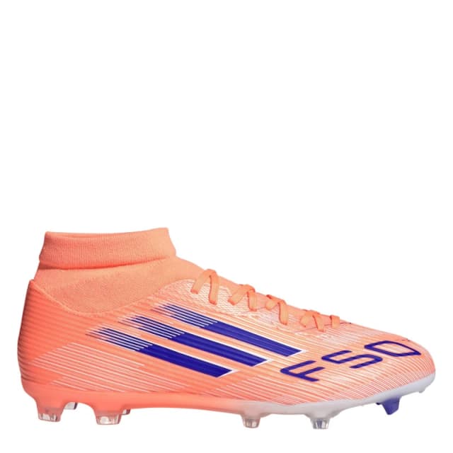 adidas F50 League Mens Firm Ground Football Boots Orange/Blue male 6 (39.3)