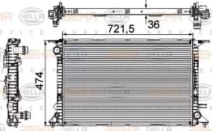 x1 Behr Heat Exchanger 8MK376745-644 Genuine replacement part for Car Made in CN