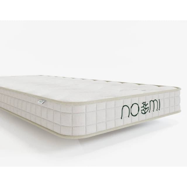 Noomi Bamboo Natural Latex Pocket Sprung Mattress in White Size: Junior White Unisex Junior