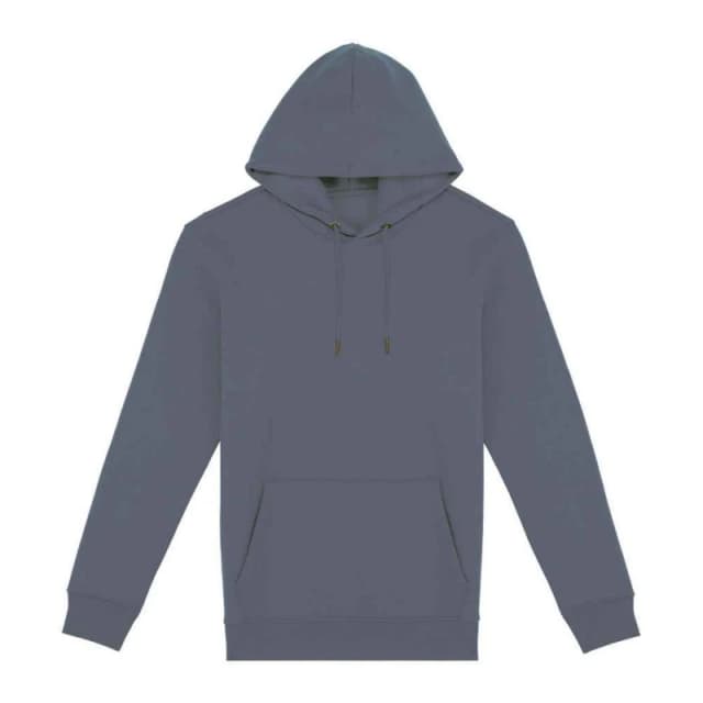 Native Spirit Mens Heavyweight Hoodie in Mid Grey Size: XS Mid Grey Male XS