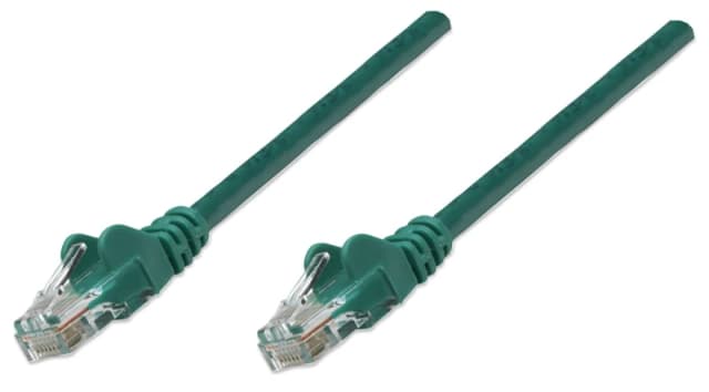 Intellinet Network Patch Cable. Cat5e. 2m. Green. CCA. U/UTP. PVC. RJ4
