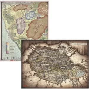 Dungeons & Dragons Out of the Abyss Map Set- Maps of the Underdark