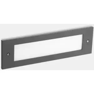 Leds-C4 Micenas - Outdoor LED Recessed Wall Light Dark Grey 29.8cm 1215lm 4000K IP65