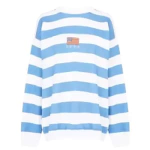 Daisy Street Stripe LA Sweatshirt - Multi