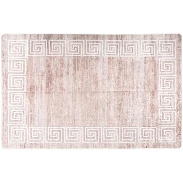 VIDAXL Rug Washable 160x230cm Beige Anti Slip Vidaxl 8720286653777