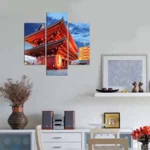 3MDF-061 Multicolor Decorative MDF Painting (3 Pieces)