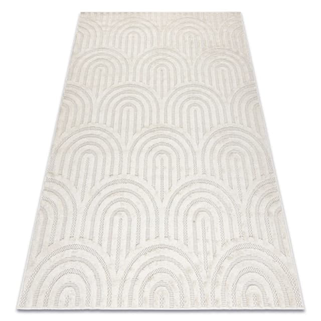 RugsX Santo Rug in White Size: 120cm x 170cm White Unisex 120cm x 170 cm