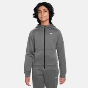 Nike Therma-FIT Big Kids Full-Zip Hoodie - Black
