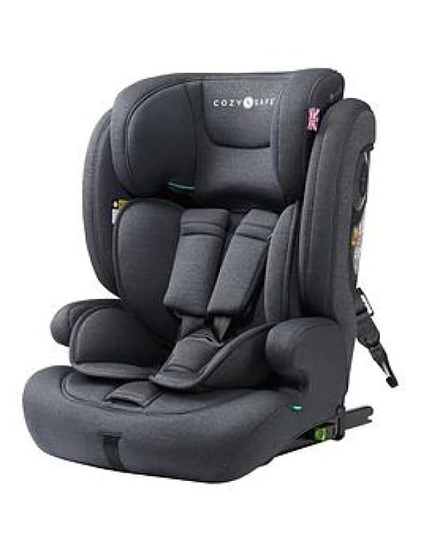Cozy N Safe Hudson 76-150cm Child Car Seat - Slate, Grey EST238-1