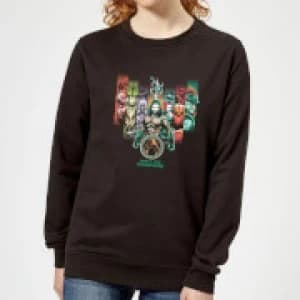 Aquaman Unite The Kingdoms Womens Sweatshirt - Black
