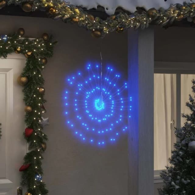 VIDAXL Christmas Starburst Light 140 LEDs Blue 17cm Vidaxl 356223