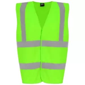 PRO RTX High Visibility Unisex Waistcoat (3XL) (Lime Green)