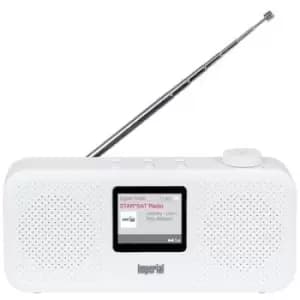 Imperial DABMAN 16 Desk radio DAB+, FM AUX Alarm clock White