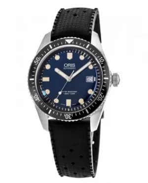 Oris Divers Sixty-Five Blue Dial Black Rubber Mens Watch 01 733 7720 4055-07 4 21 18 01 733 7720 4055-07 4 21 18