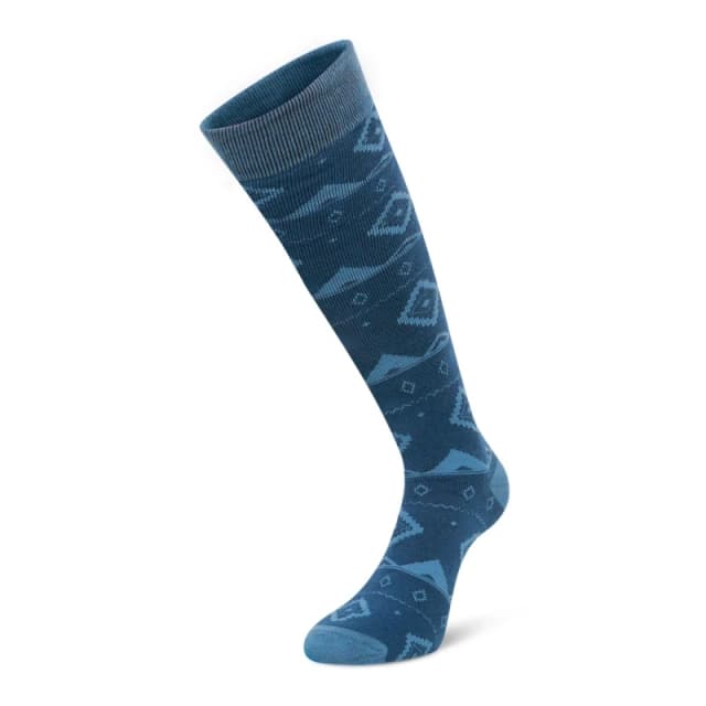 Dare 2b Mens Print Ski Socks II Mountain Denim male UK6-8