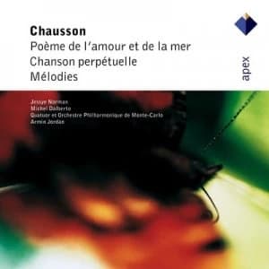 Poeme De Lamour Et Da La Mer Chanson Perpetuelle Jordan by Ernest Chausson CD Album