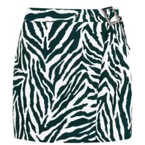 I Saw It First Belted Mini Skirt - Green