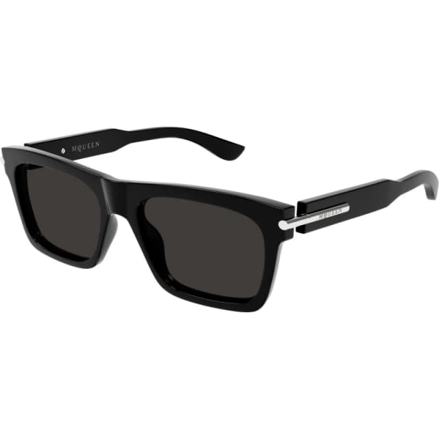 Alexander McQueen Oversized Sunglasses Black/Grey male One Size