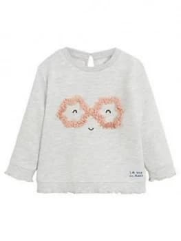 Mango Baby Girls Face Sweat - Grey
